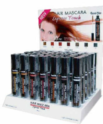 HENNA PARIS Instant Haarfarbe Mascara Grau Haar Touch-Ups Semi-Permenent Verschiedene Farben