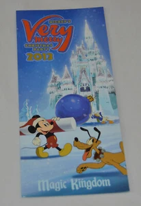 2013 Mickey's Very Merry Christmas Party (Information Guide MAP) Magic Kingdom - Picture 1 of 3