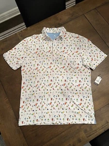 Johnnie-O JMPO4890 mai tai Size Medium Golf Polo Lightweight - Picture 1 of 11