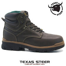 MENS SAFETY STEEL TOE CAP ARMY COMBAT WORK ANKLE WALKING HIKER BOOTS SHOES SIZE