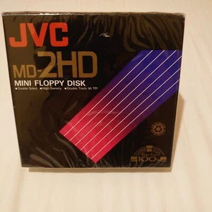 JVC MD-2HD Disketten 10er Pack 5,25 HD Mini Floppy Disc Neu - Afbeelding 1 van 2