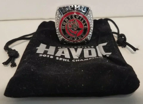 HUNTSVILLE HAVOC Replica 2018 Championship Ring SPHL President's Cup blast SGA Cover