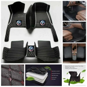 Fit for BMW All Models Car Floor Mats Waterproof Carpets All-weather Front&Rear - Imagen 1 de 44