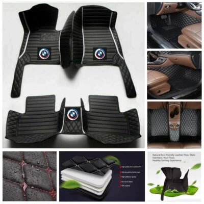 Fit for BMW All Models Car Floor Mats Waterproof Carpets All-weather Front&Rear - Image 1 of 4
