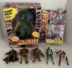 WILDC.A.T.S 10" GIANT MAUL FIGURE 1995 Jim Lee WILDCATS VOID MOC NEW LOOSE LOT - Picture 1 of 11