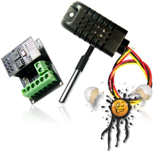 Tasmota DS18B20 AM2301 EI-OT ESP8266 5-12V WiFi Temperatur Luftfeuchtigkeit Set
