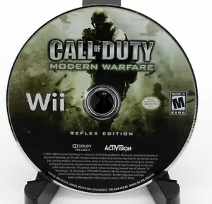 Solo disco Call of Duty: Modern Warfare Reflex (Nintendo Wii, 2009). Probado - Imagen 1 de 1