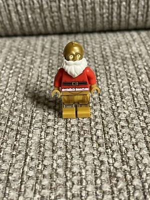 LEGO Star Wars Santa C-3PO Minifigure, Christmas, Holiday sw0680 - Image 1 of 2