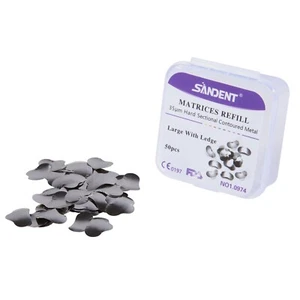Dental Sectional Matrix System Contoured Metal Matrices Refill Bands L ledge - Picture 1 of 11
