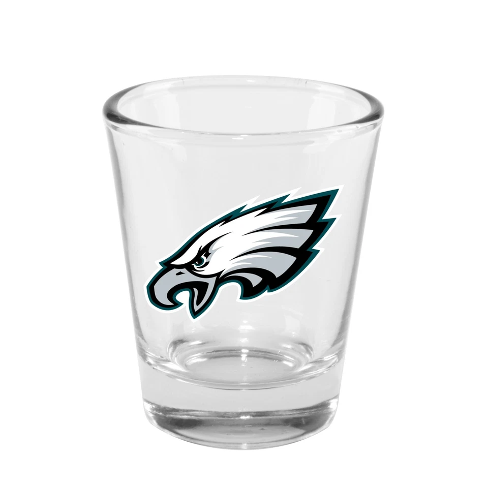 Philadelphia Eagles Memory Company NFL 2oz vidro transparente (1) FRETE GRÁTIS!! - Imagem 1 de 1