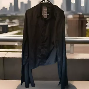 Men Fashion Long Sleeve Flare Hippy Shirt Party Nightclub Fancy Dress Shirt Top - Picture 1 of 7