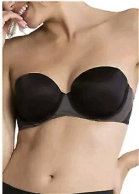 Taza de almohada sin tirantes Spanx en 32DD en muy negro Foto 1 de 4