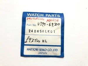 RARE SEIKO SAPPHIRE GLASS 240N56LK01 FOR U329-6270 AND OTHER - GENUINE 100% - Picture 1 of 1