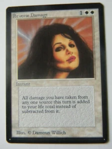 REVERSE DAMAGE: MTG : BETA : 1993 : NEAR MINT : SEE PHOTO'S - Picture 1 of 10