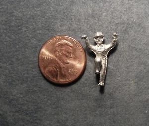 Gandy Dancers HO Scale Metal Unpainted Figure "Brakeman/Workman Hanging On" - Picture 1 of 2