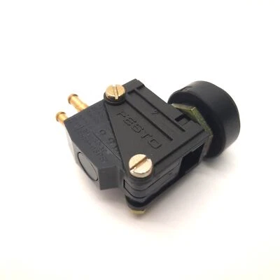 Festo S-3-PK-3-B Micro Stem Actuated Valve With 223726 NO Stem Push Button - Image 1 of 4