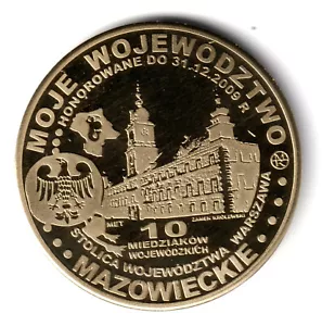 POLONIA 10 Miedziakow 2009 MAZOWIECKIE - Serie provinicias Polacas - Imagen 1 de 2