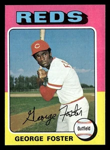 1975 Topps George Foster #87 EX-MT Cincinnati Reds - Foto 1 di 2
