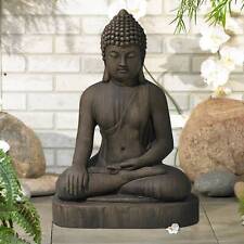 Buddha Statue 29" Tall Sitting Outdoor Indoor Lawn Shrine Buddhist Home Decor