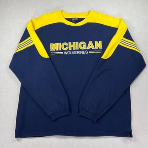 Vintage 90er Michigan Wolverines Champs Sweatshirt Erwachsene XL blau Rundhalsausschnitt Heckklappe - Bild 1 von 13