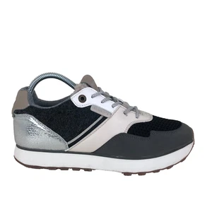 Refresh Gris y Negro Sintético Zapatillas Mujer UK 6 Eur 39 - Imagen 1 de 13