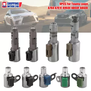 9x Transmission Shift Solenoid For Tundra OEM A760 A761E A960E AB60E AB60F GS300 - Picture 1 of 7