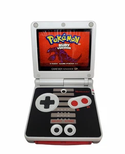 Gameboy Advance SP IPS V2 schermo LCD retroilluminato GBA SP schermo più luminoso - Foto 1 di 7