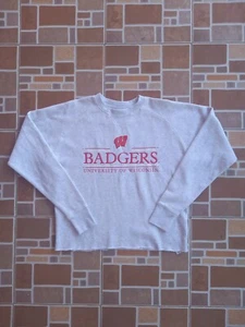 Sudadera Recortada Campeona de la Universidad de Wisconsin Wisconsin Pequeña - Imagen 1 de 7