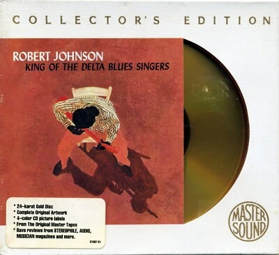 ROBERT JOHNSON KING OF THE DELTA BLUES SINGERS SONY SBM 24 KARAT GOLD CD NEW - Image 1 of 3