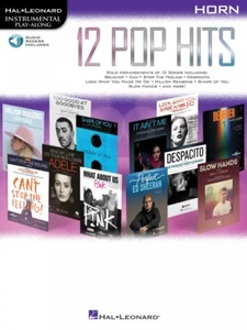 12 Pop Hits Horn Instrumental Mitspiel Buch und Audio NEU 000261795 - Bild 1 von 1