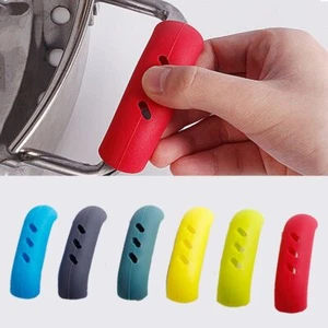 Anti-Scald Insulation Clips Silicone Lid Pot Handle Cover Pot Handle Protectors - Picture 1 of 10