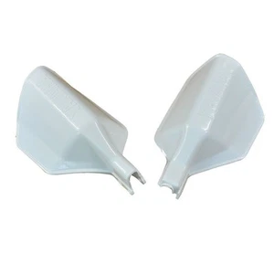 White Brush Handguard Pair New For Yamaha XT350 TENERE XTZ750 TT350 TT600 - Picture 1 of 11