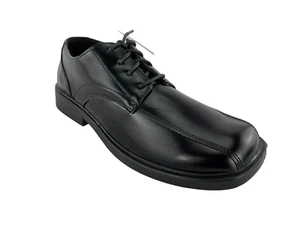 Deer Stags Gabe Men's Size 7M Black Lace Up Apron Square Toe Oxford Dress Shoes - Picture 1 of 12