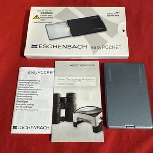 Hellblaue Eschenbach Easy POCKET 4X LED (Handlupe) Made in Germany - Bild 1 von 10