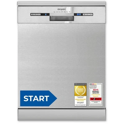 Exquisit START Geschirrspüler 13 Maßgedecke Unterbaufähig GSP9313-030E inox - Bild 1 von 4