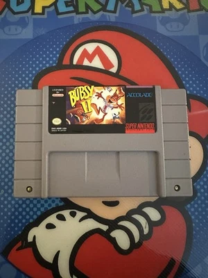 Bubsy II 2 SNES (Super Nintendo Entertainment System, 1994) Cartridge Only - Image 1 of 2