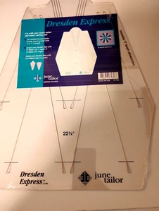 Dresden Express Acrylic Quilting Template by June Tailor - Picture 1 of 1