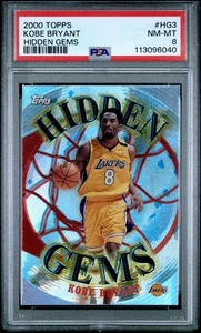 2000 Topps -Hidden Gems #HG3 Kobe Bryant Los Angeles Lakers 🔥PSA 8🔥New Grade - Picture 1 of 2