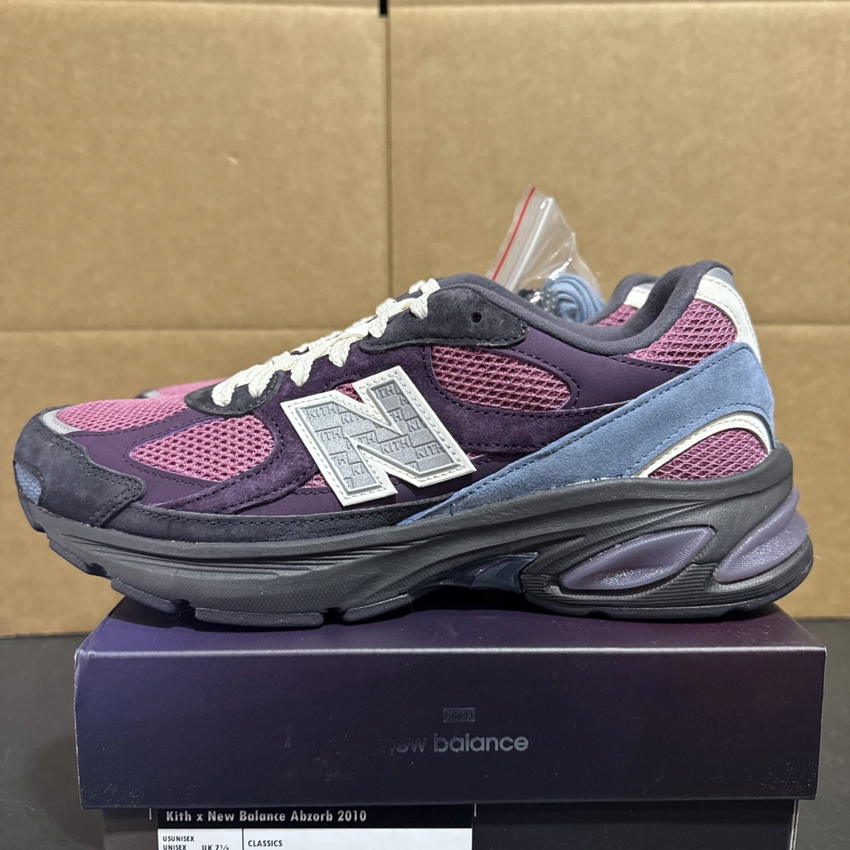 KITH x New Balance 2010 Purple Black Men's Size 8 & 10.5 U2010KTC