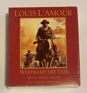 Audiobook - Westward The Tide - Louis L'Amour (6 CDs, 7.5 hours, unabridged) - Foto 1 di 6