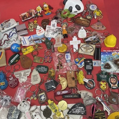 Huge keychains lot Keyrings Fobs Backpack Charms Purse Handbag  Pendants.   #14 - Image 1 of 4