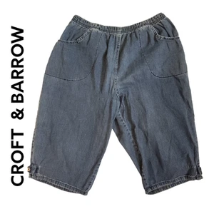 CROFT & BARROW DENIM HOSE MIT ELASTISCHEM BUND GRÖSSE 1X - Bild 1 von 8