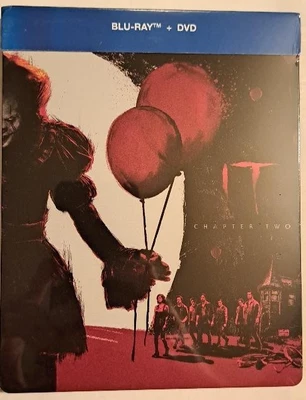 IT Chapter Two 2 Blu-Ray DVD Steelbook NEW Sealed - Spanish Import - Image 1 of 2