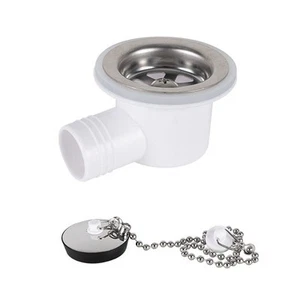 Sink Waste Plug Hole Angle Fitting, Waste Plug Sink Basin for Motorhome3407 - Picture 1 of 7