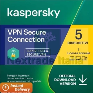 VPN SECURE CONNECTION 2024 5 DISPOSITIVI 1 ANNO - Zdjęcie 1 z 4