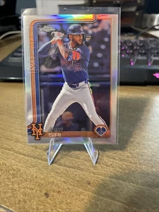 2025 Topps Chrome holo Refractor Jose Siri #195 Mets - Picture 1 of 1