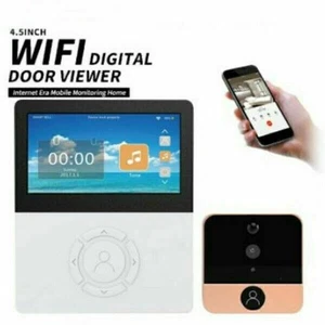 4.5"Wireless Video Doorbell Camera Door Phone Photo And Video Recording With App - Picture 1 of 3