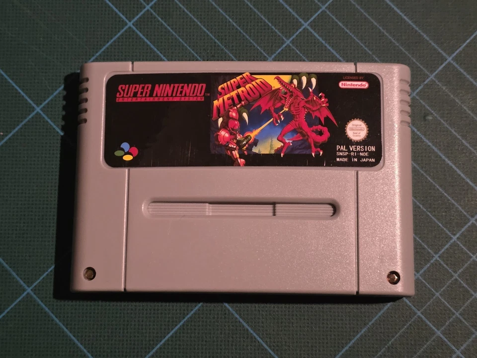 Super Metroid SNES Nintendo PAL Version Game Cartridge - Image 1 of 1