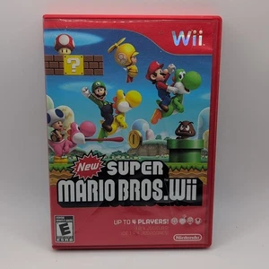 New Super Mario Bros. Wii (Nintendo Wii, 2009) komplett mit Handbuch CIB getestet - Bild 1 von 6