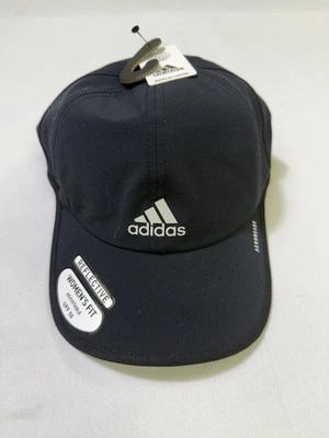 Adidas Womens Superlite II Black Reflective Adjustable Cap Hat UPF 50 Reflective - Image 1 of 4
